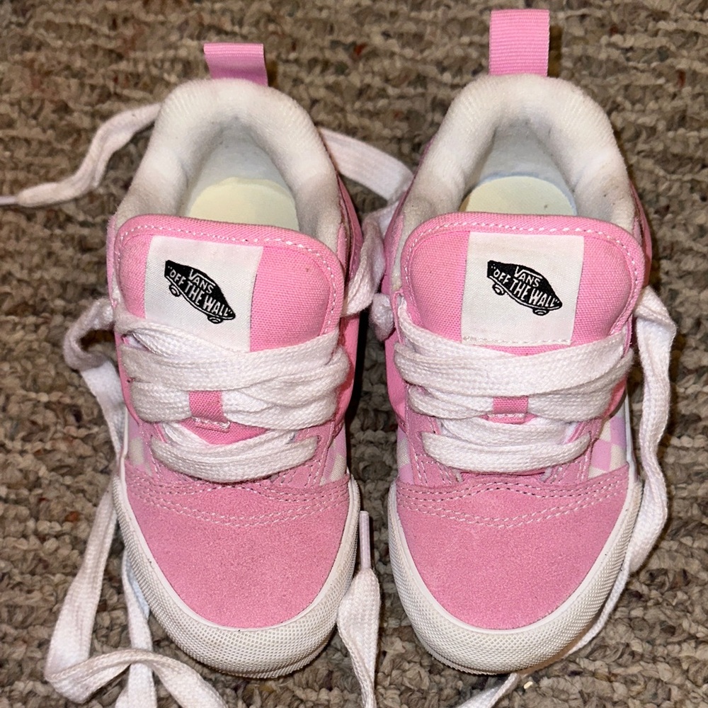 Vans Kids Sneakers in Pink and White